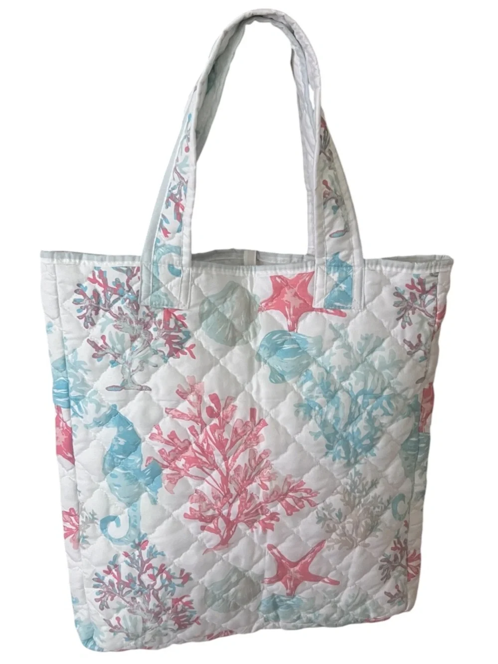 Cracker Barrel Coastal Quilted Tote Bag Retired